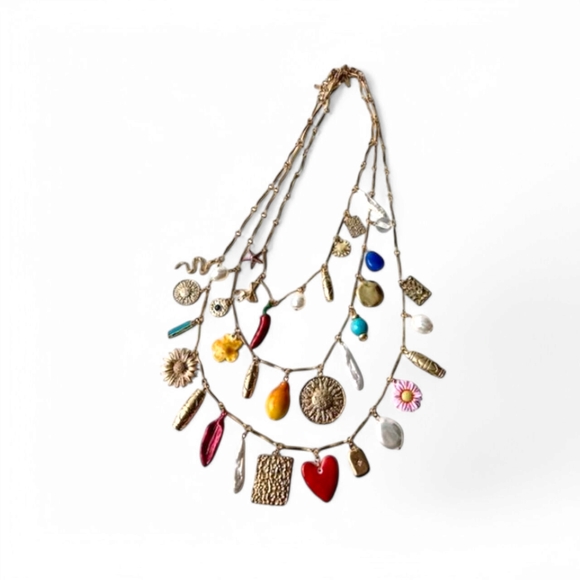 ZARA 3 Pack of Charm Necklaces - Picture 7 of 16